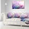 Designart - Growing and Blooming Lavender - Floral Canvas Art print